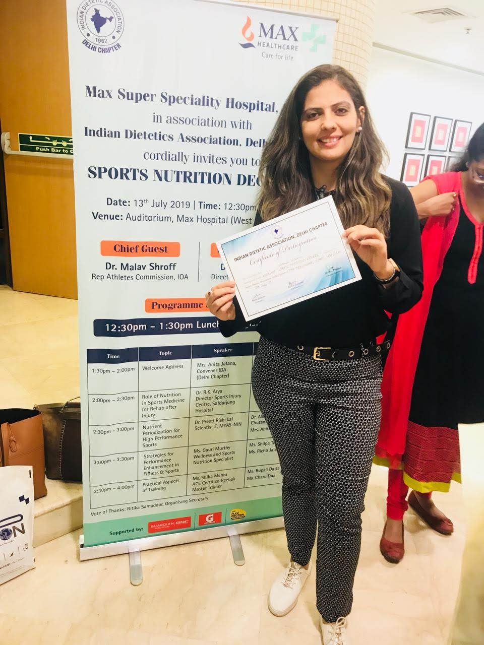 Sports nutrition certificate