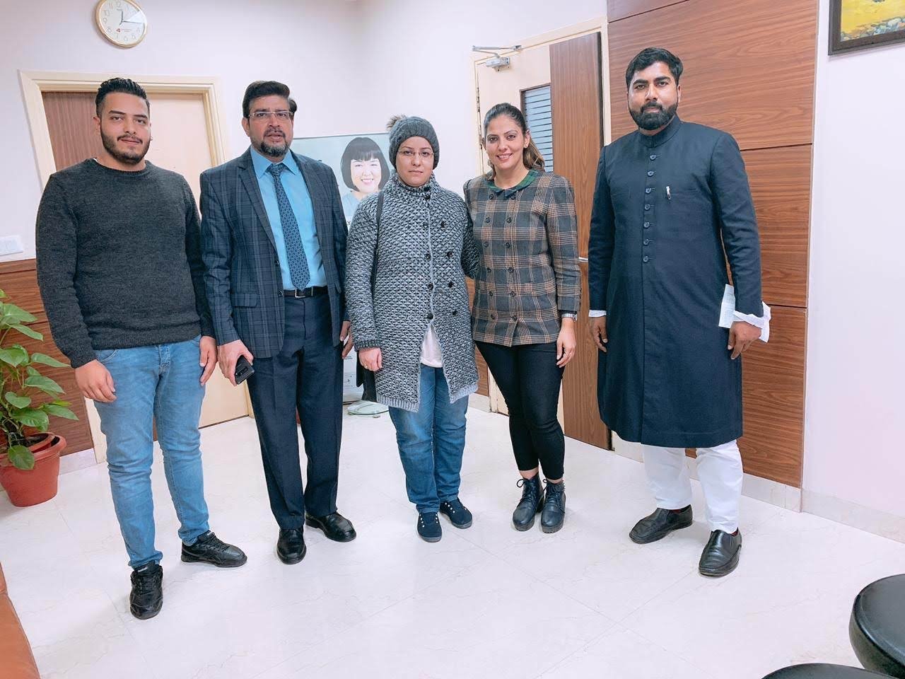 Client and family