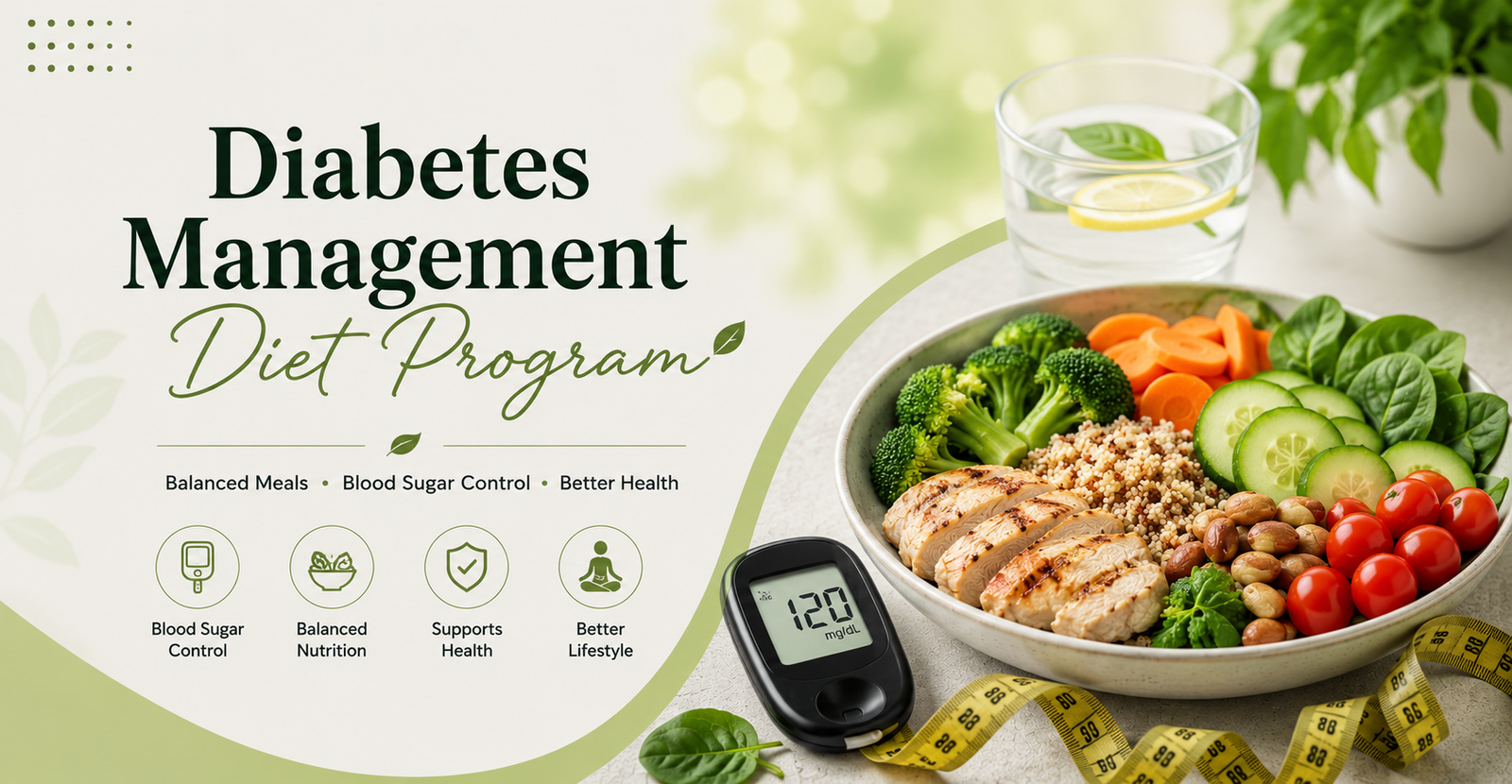 Diabetes friendly meal