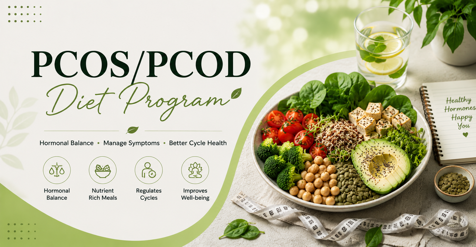 Hormone friendly PCOS meal